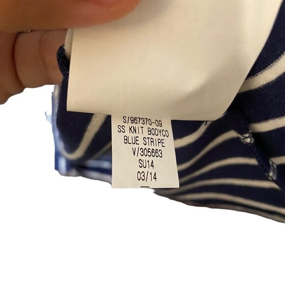 Old Navy WOMENS BLACK/WHITE STRIPED Casual Dress‎ Size XL Knit Bodycon Casual - Picture 4 of 7